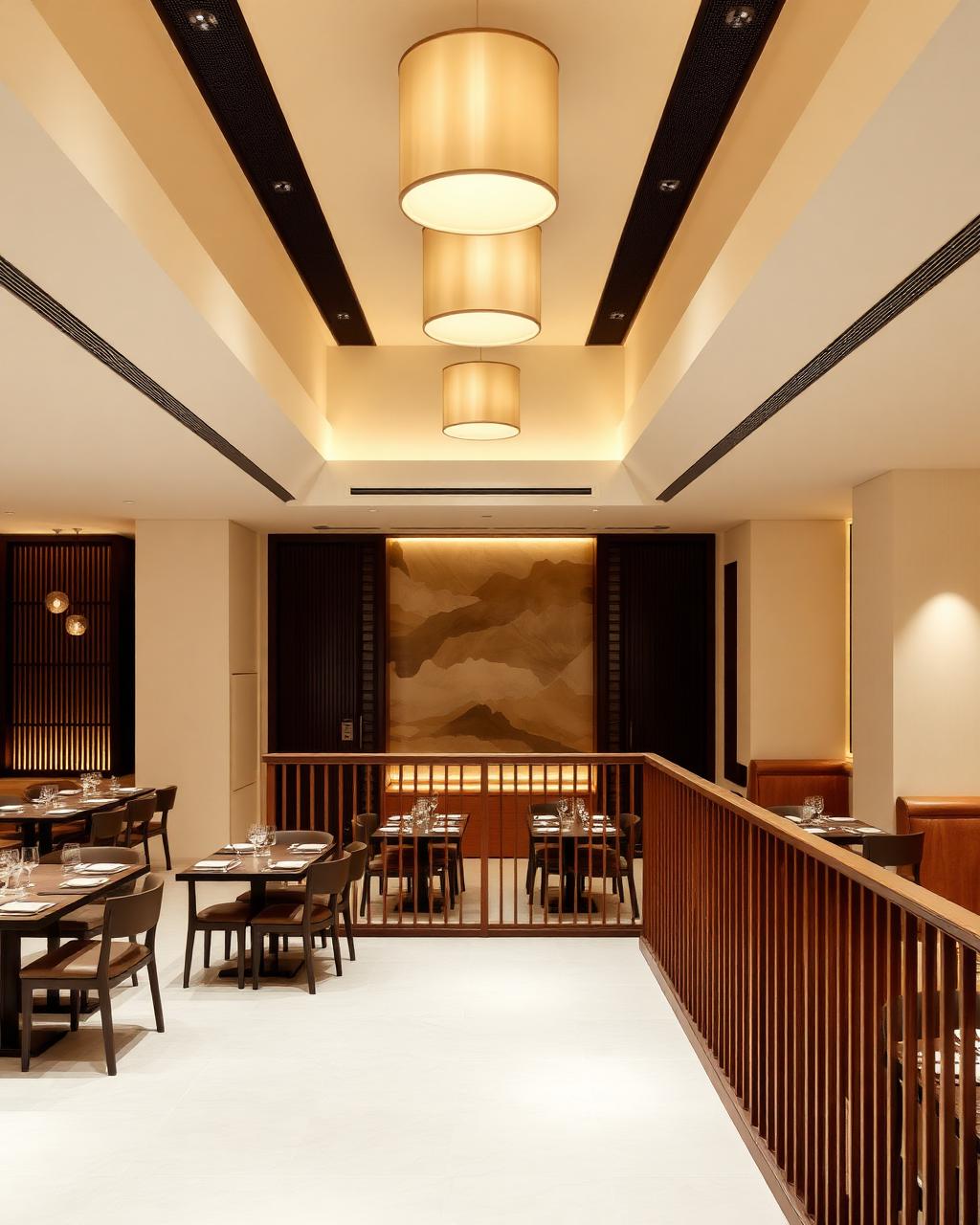 Mezzanine du restaurant, second étage